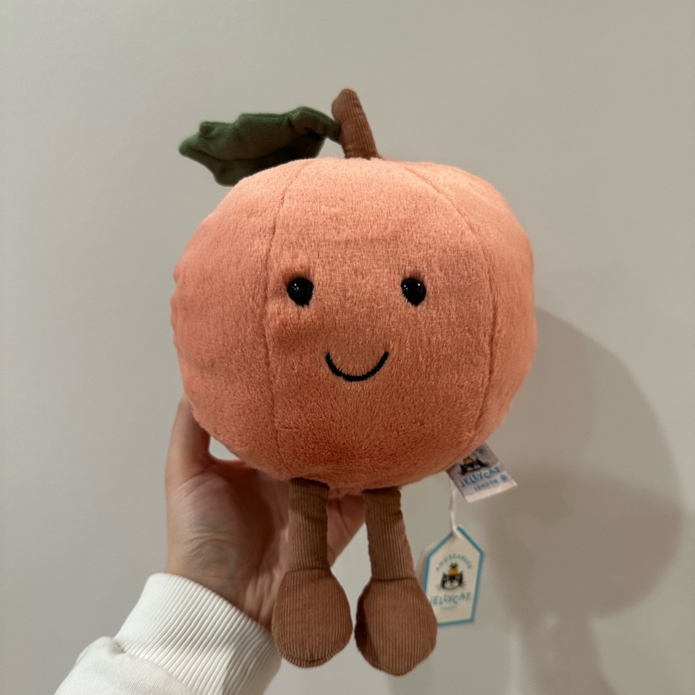 Jellycat Amuseable Peach NWT RETIRED VHTF